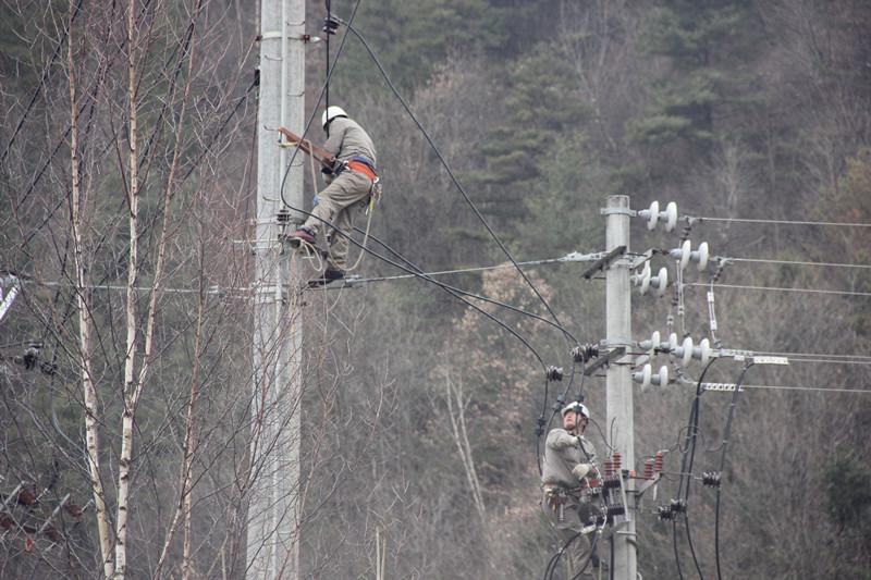 陜西地電留壩供電分公司：實(shí)施農(nóng)石線、索道線分網(wǎng)改造