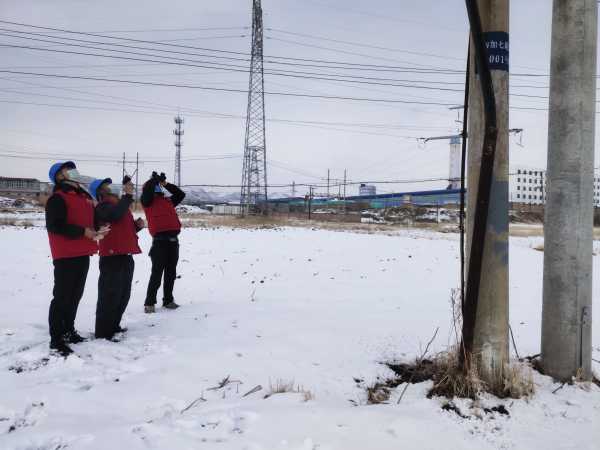 國網青海黃化化隆縣供電公司五月飛雪  電力護航