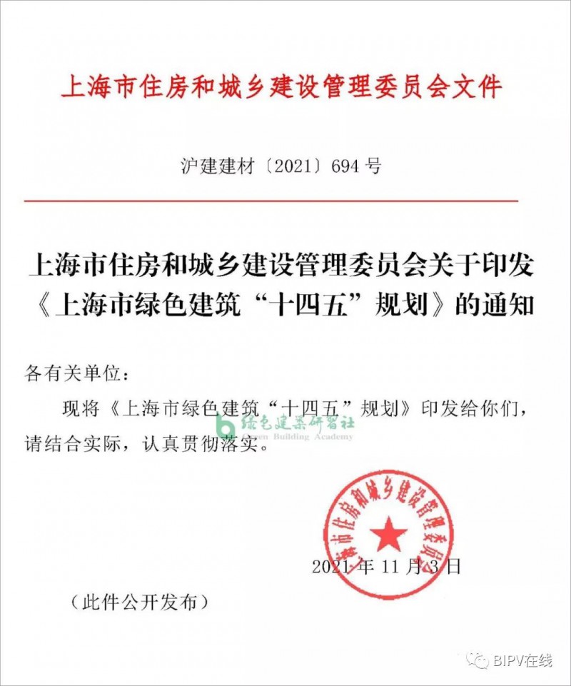 推進(jìn)新建建筑安裝光伏，超低能耗建筑不少于500萬平！