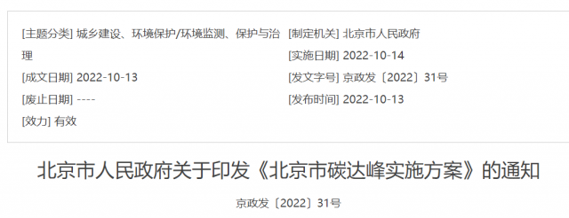 2030年風(fēng)光總裝機(jī)5GW！北京市碳達(dá)峰實(shí)施方案印發(fā)