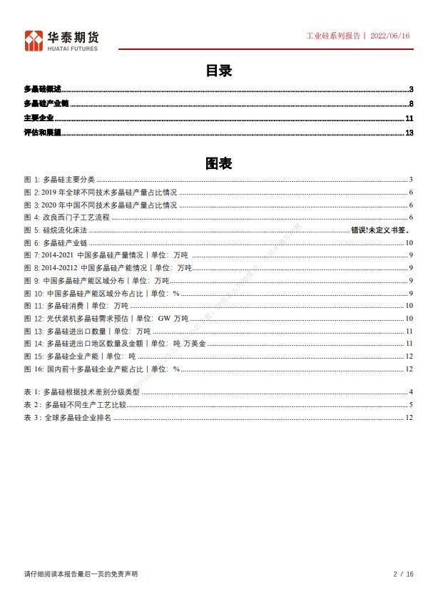 工業(yè)硅系列報告之多晶硅