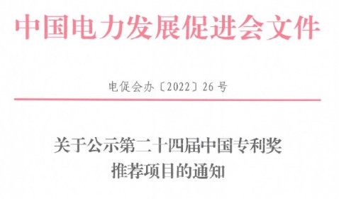 中國(guó)電力發(fā)展促進(jìn)會(huì)2022年度科學(xué)技術(shù)獎(jiǎng)擬授獎(jiǎng)成果公示