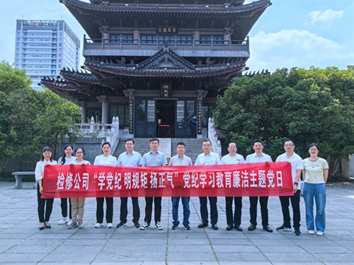 安徽合晟電力公司開(kāi)展“學(xué)黨紀(jì) 明規(guī)矩 揚(yáng)正氣”廉潔主題黨日